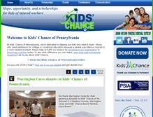 Tablet Screenshot of kidschanceofpa.org